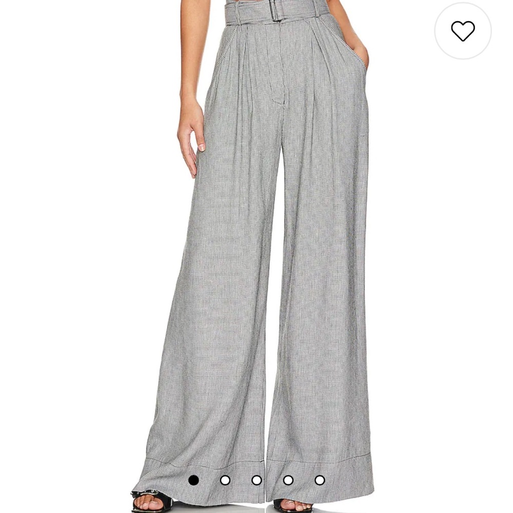 Matthew Bruch Wide Leg Pleated Pant